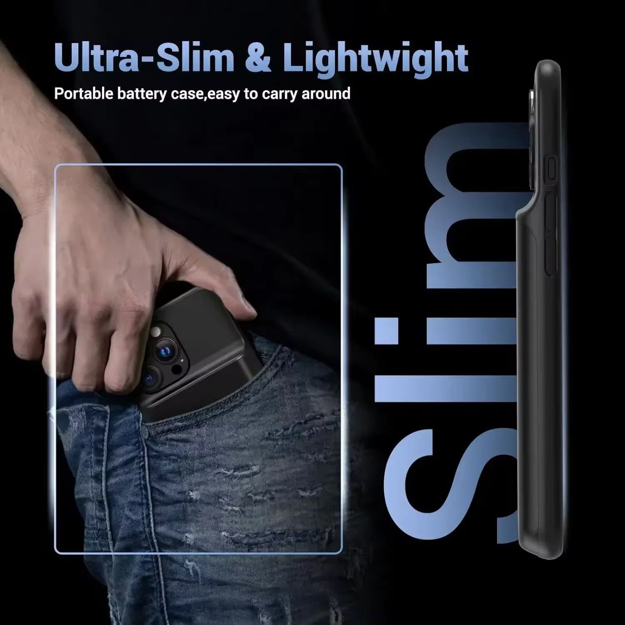 Coque iphone powerbank