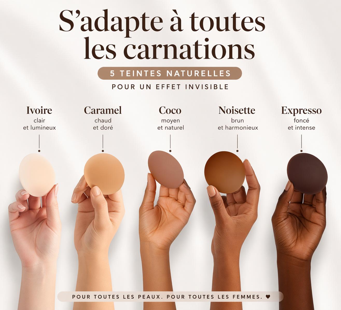 Cache-tétons en silicone