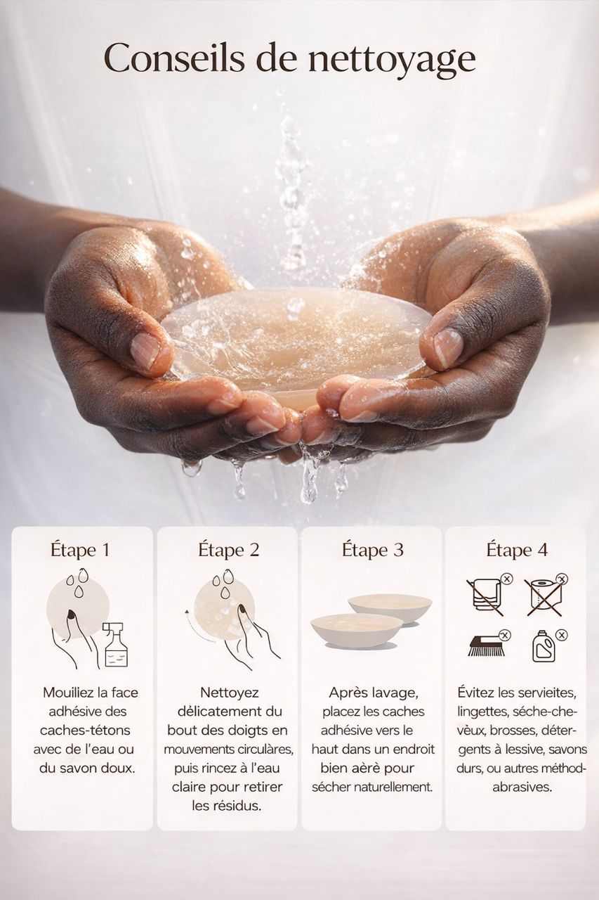 Cache-tétons en silicone