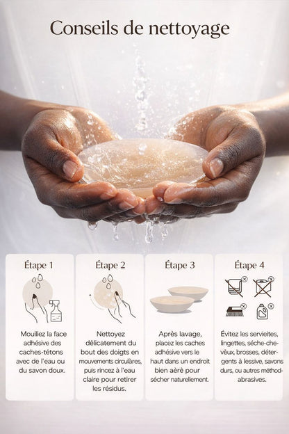 Cache-tétons en silicone